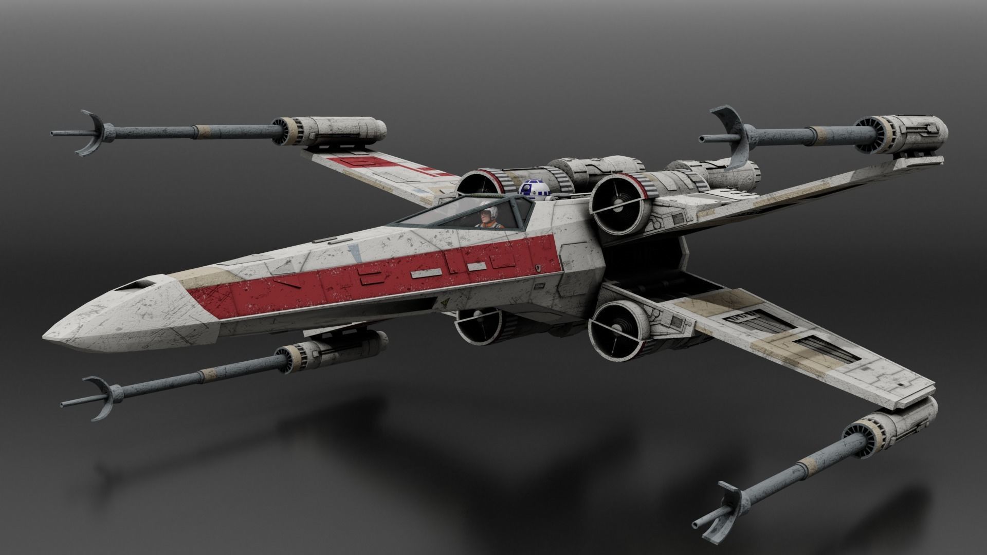 Star Wars T65b X-Wing Starfighter 3D model_3