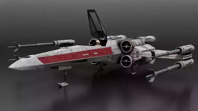Star Wars T65b X-Wing Starfighter 3D model