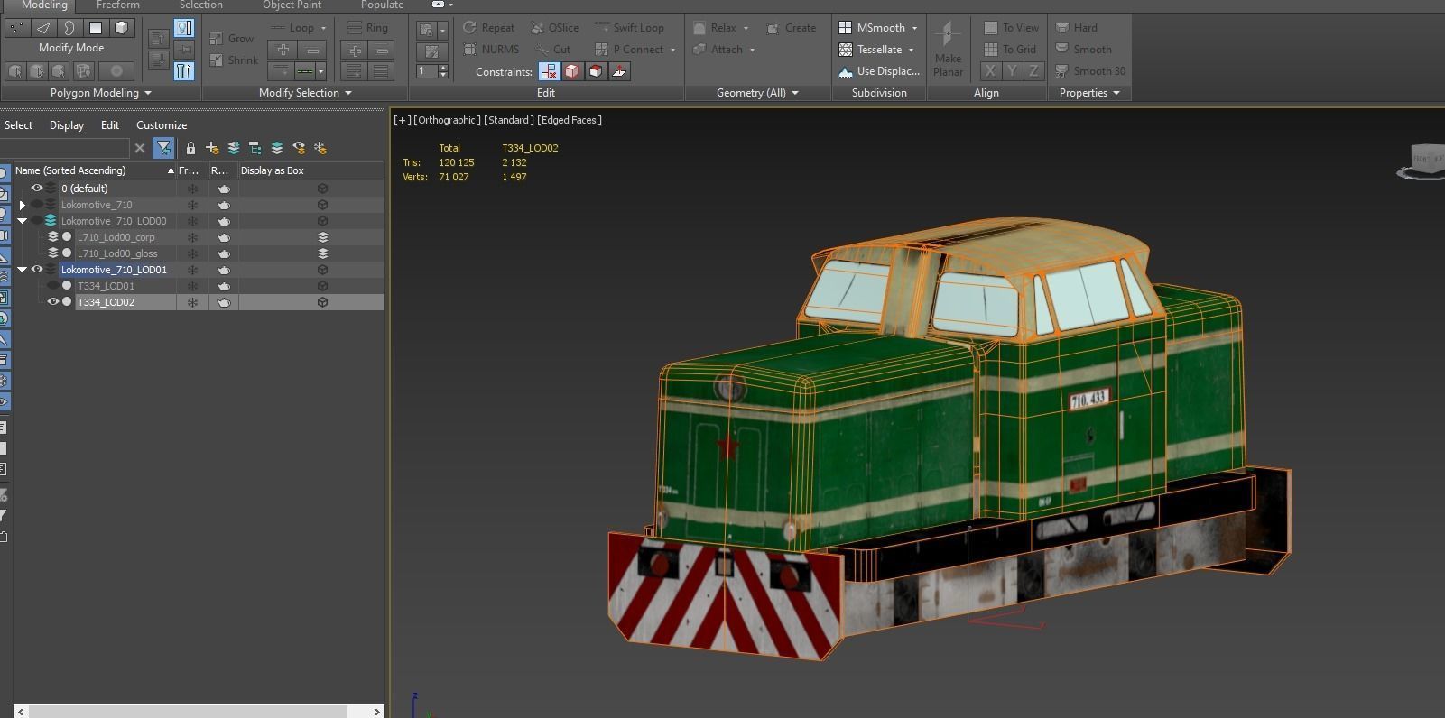 Train t-334 Low-poly 3D model_21