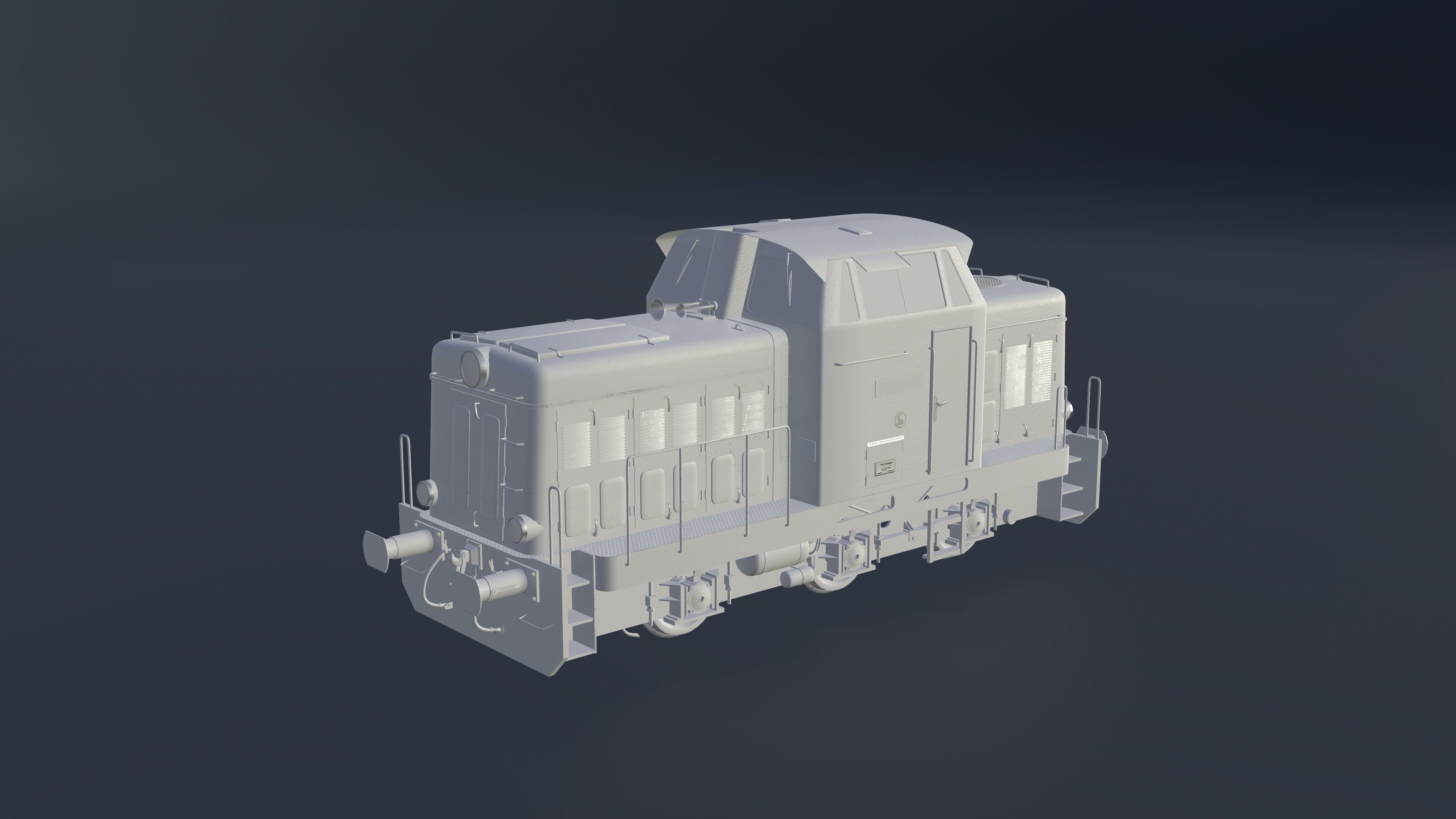 Train t-334 Low-poly 3D model_16