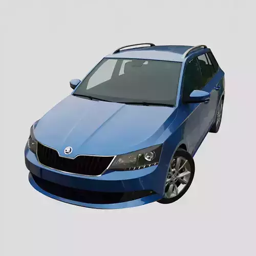 Skoda Fabia Combi 2015 3D model