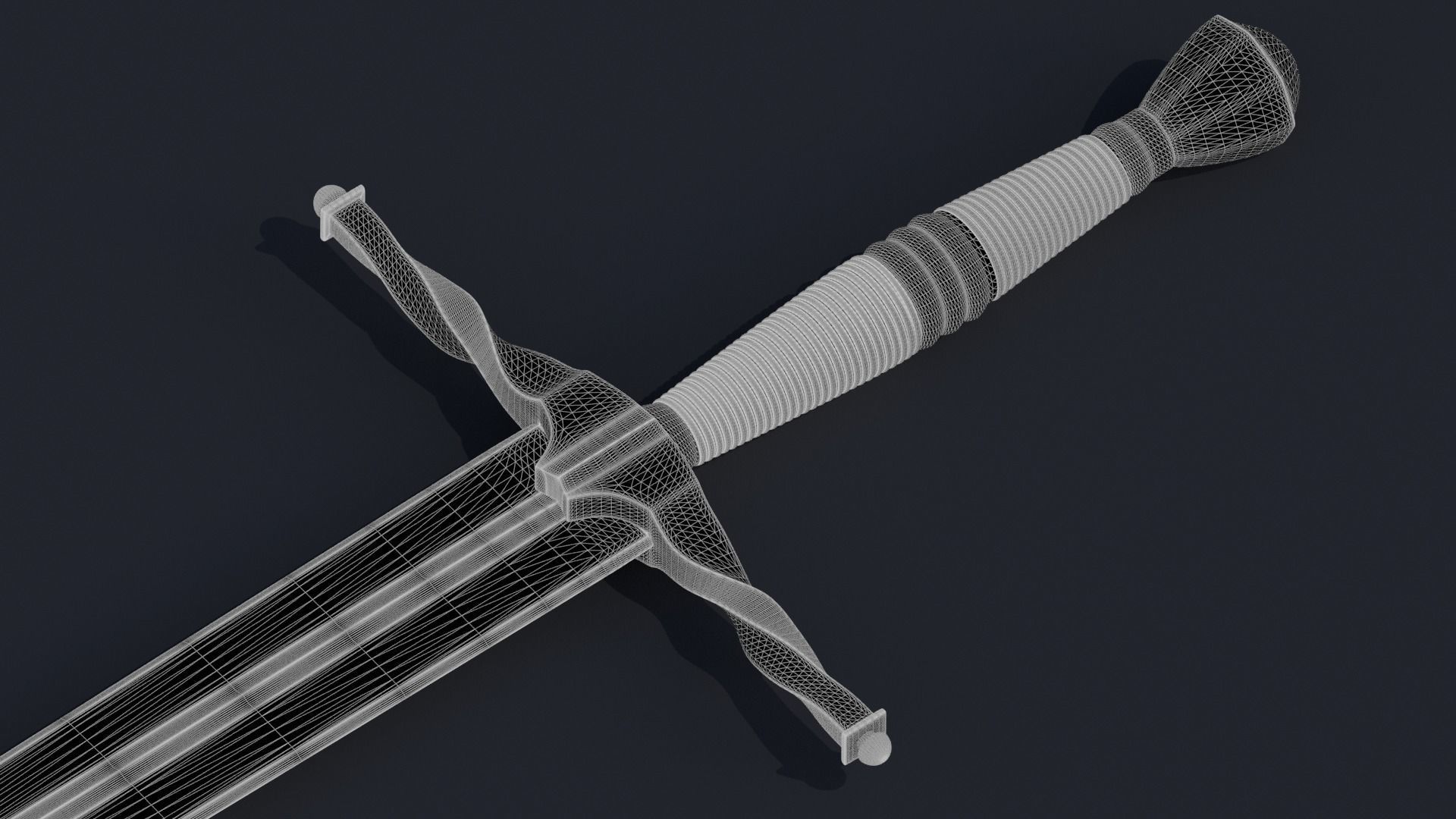 Witcher Sword  3D model_6