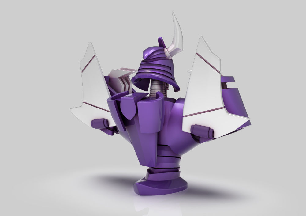  Samurai  Cyclonus Bust  -   Transformers 3D print model_3