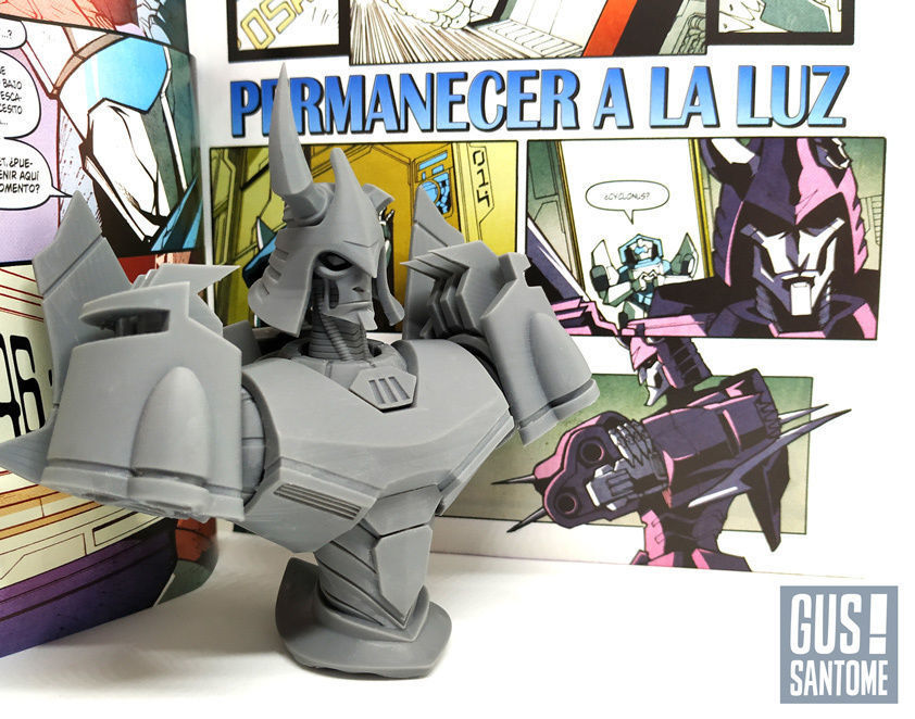  Samurai  Cyclonus Bust  -   Transformers 3D print model_1