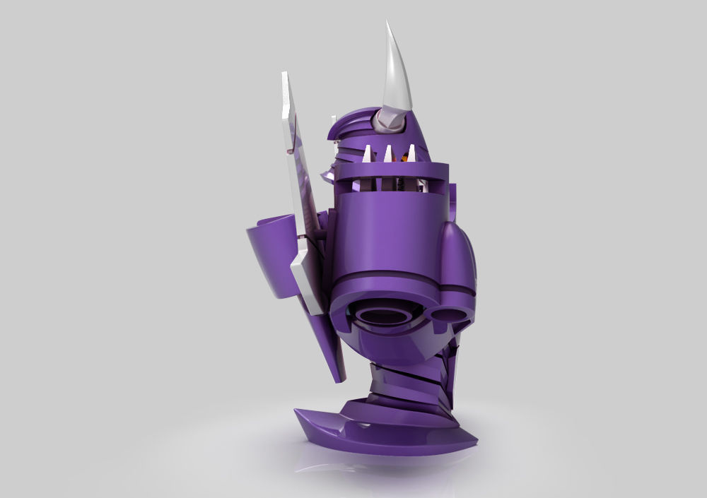  Samurai  Cyclonus Bust  -   Transformers 3D print model_4