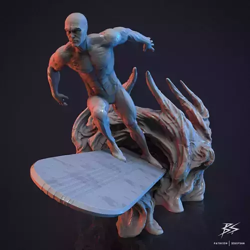 Silver Surfer 3D print model