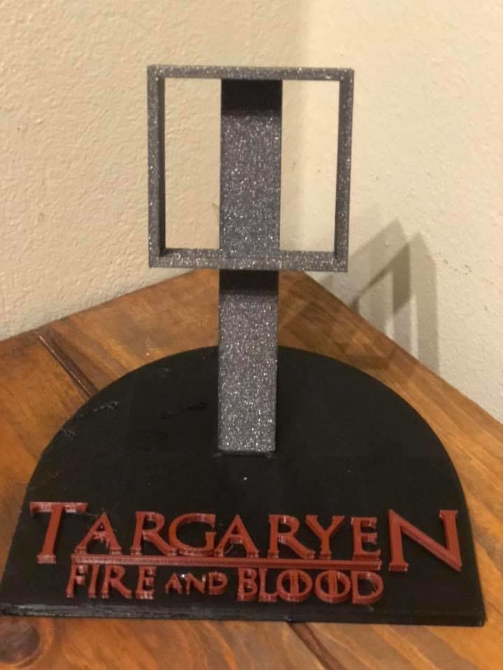 House Targaryen office Clock 3D print model_3