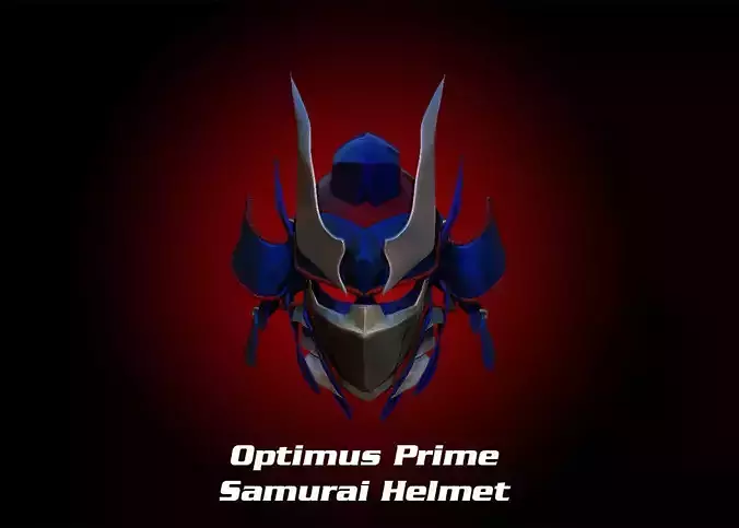 Optimus Prime Samurai Helmet