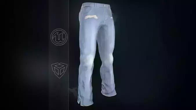 Light Blue Ripped Jeans