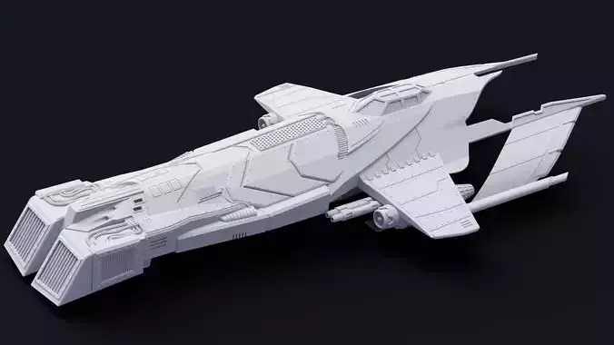 HM-52 Halberd Strategic Bomber - Acolytes of Terror 3D print model