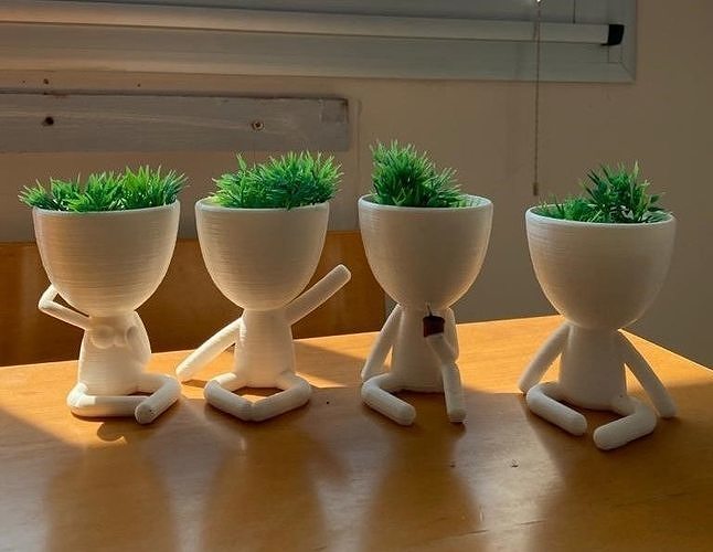 Pack Robert pot x4 3D model
