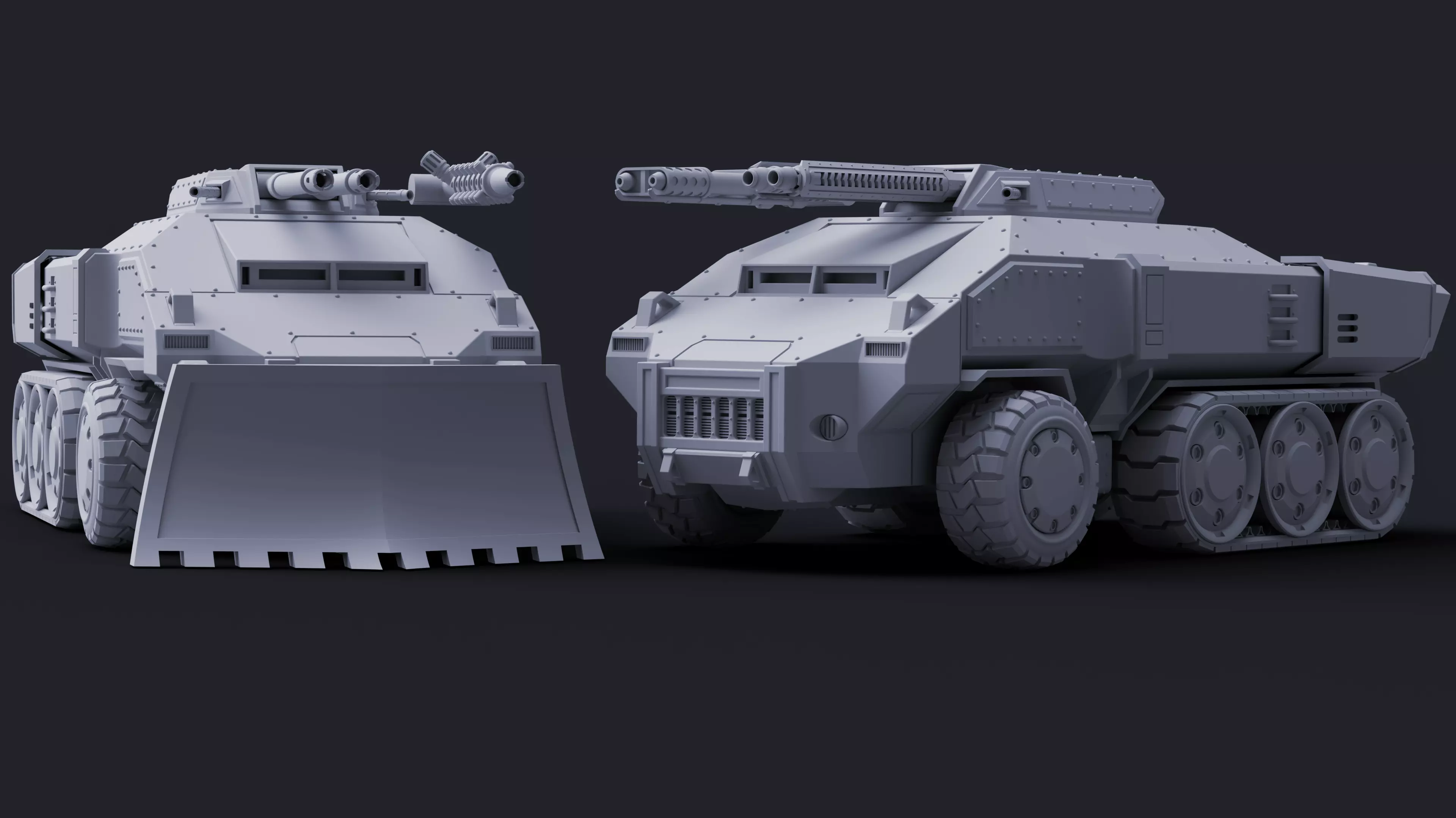 Defender APC - Mutant Militia 3D print model_0