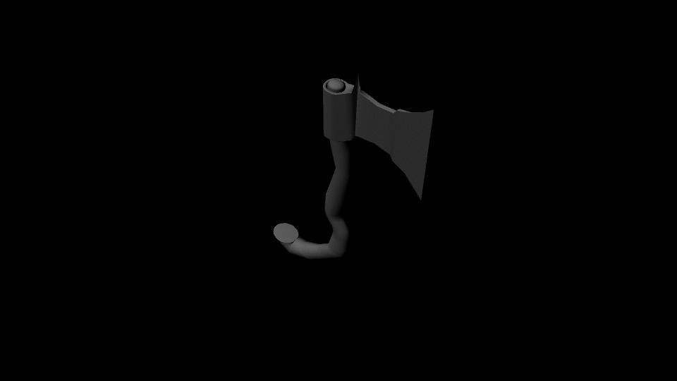  Enchantment Axe 001 Low-poly 3D model_1