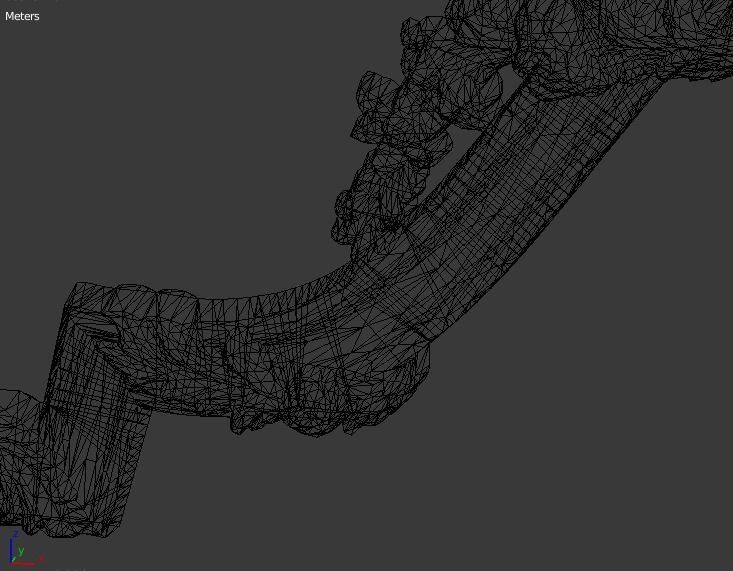 Classic Carved Bed 3D model 03 3D model_7