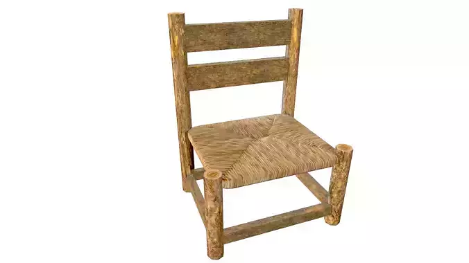 Thatched Chair Game Ready