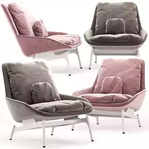 Field Leather Lounge Chair