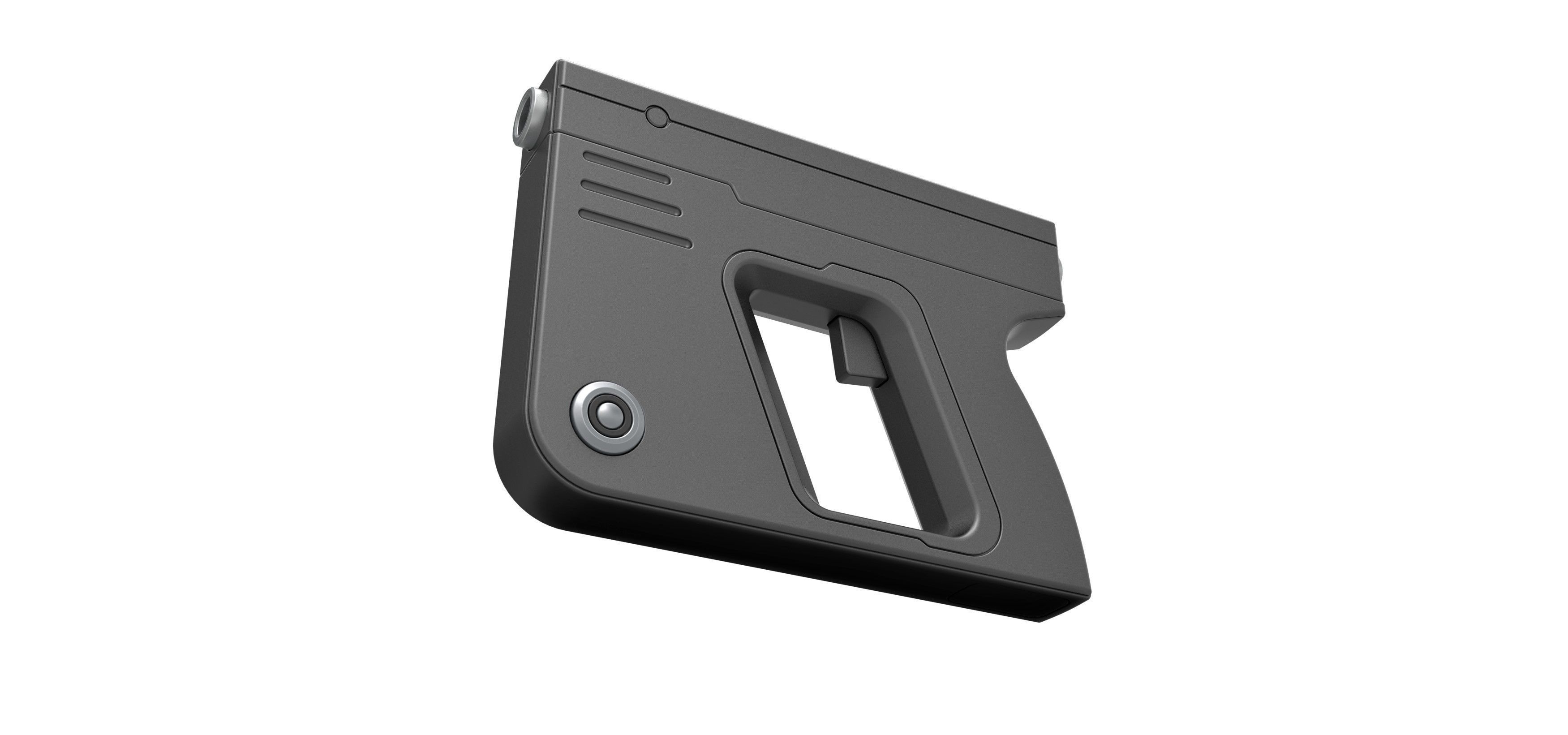 Violets Machine gun from the movie Ultraviolet 2006 3D model_2