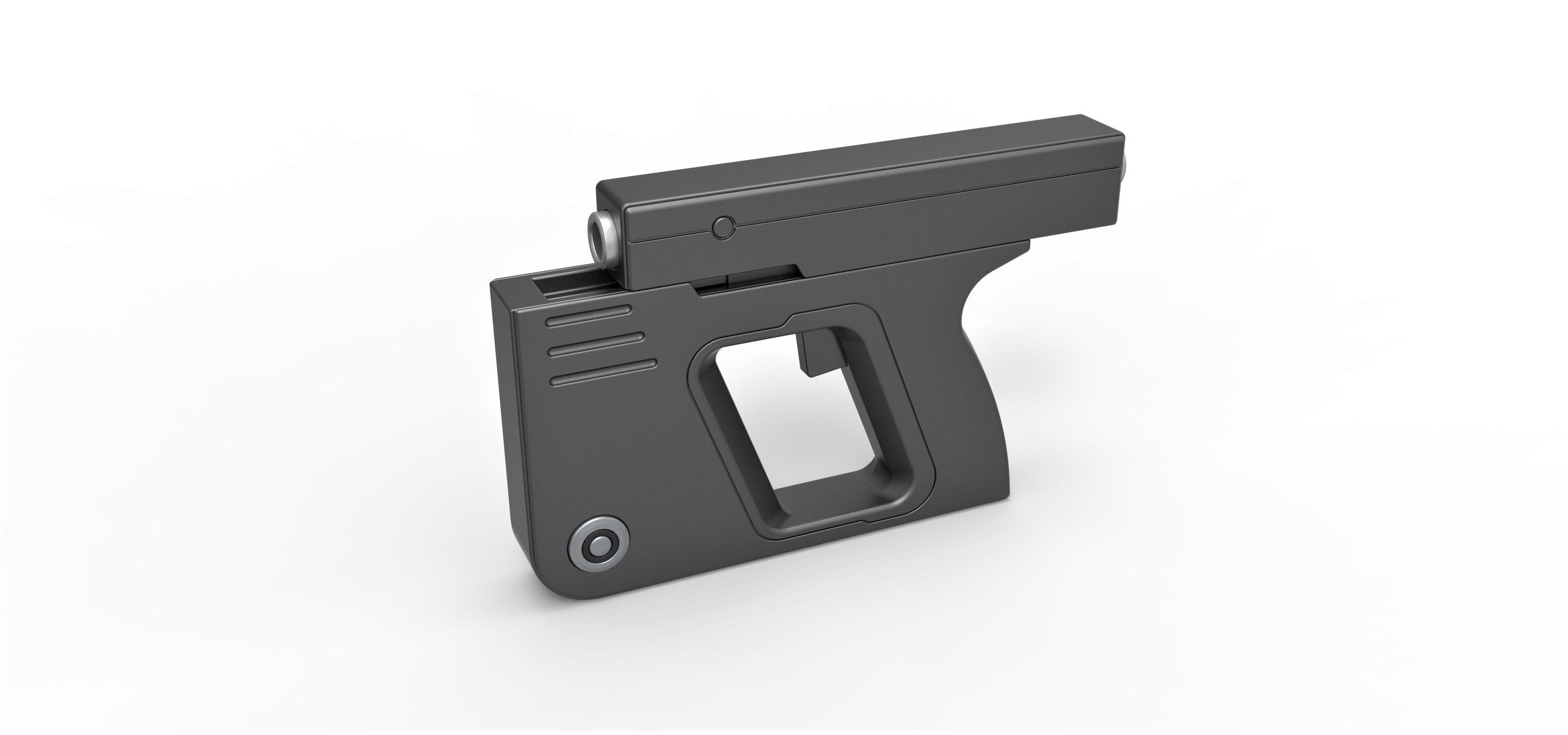 Violets Machine gun from the movie Ultraviolet 2006 3D model_12