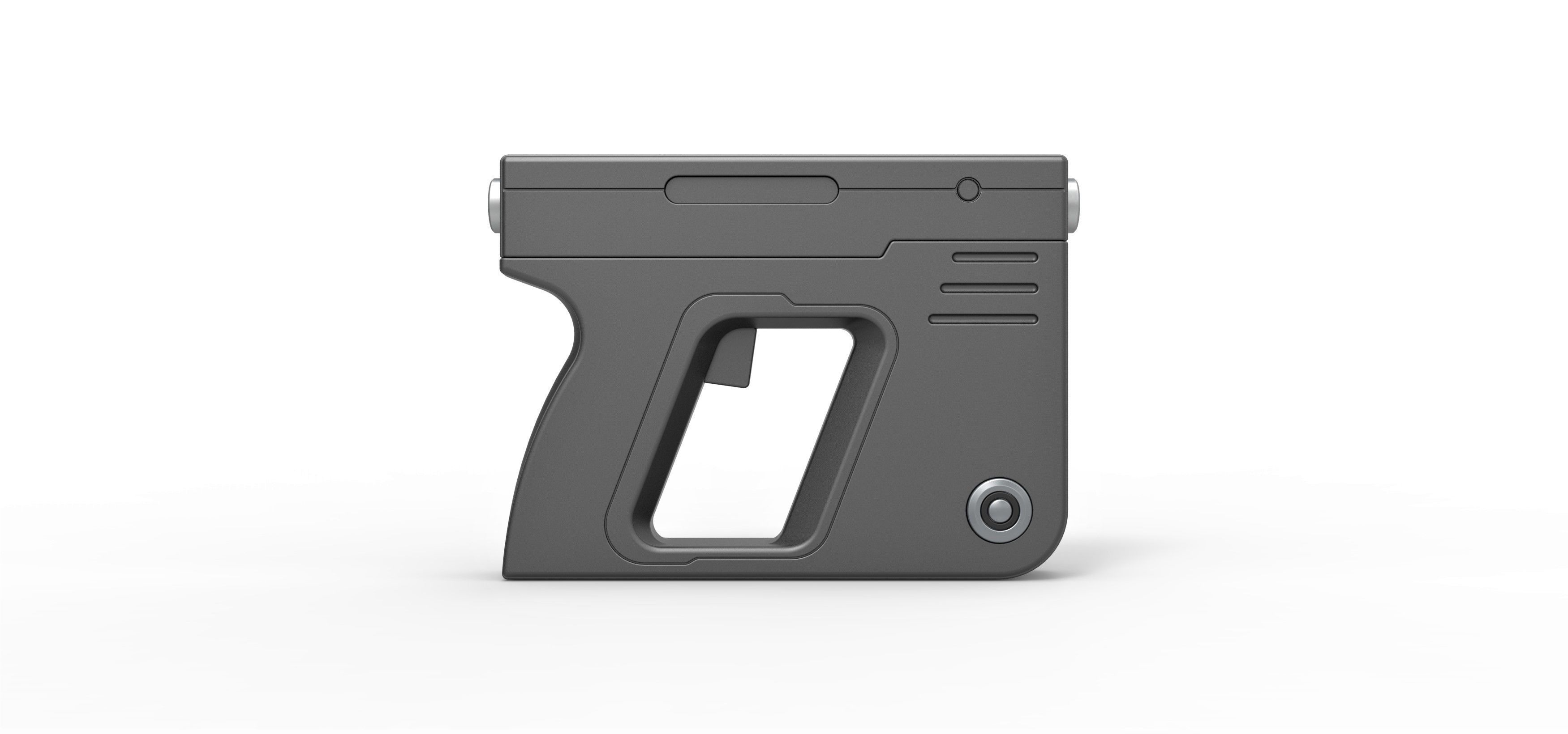 Violets Machine gun from the movie Ultraviolet 2006 3D model_11