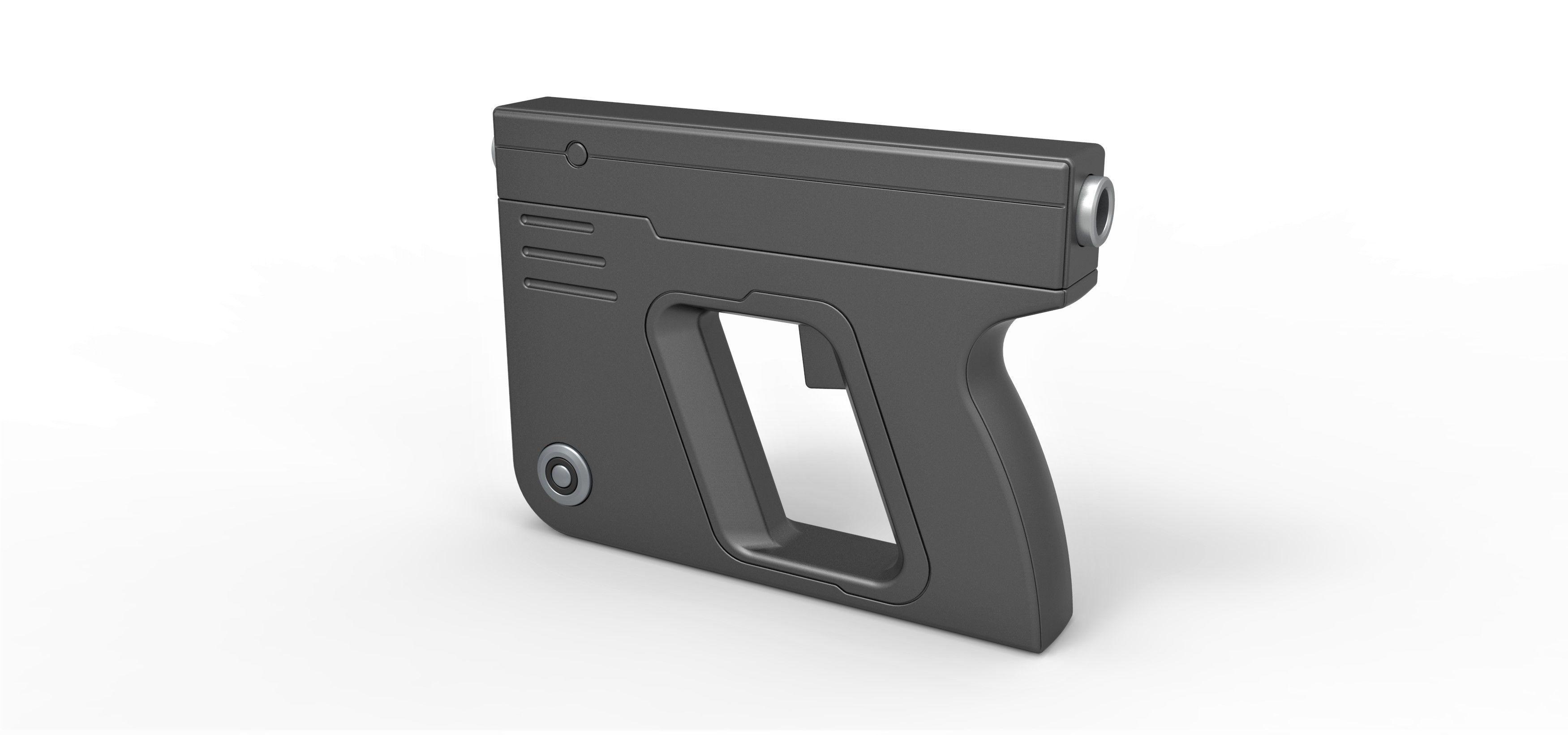 Violets Machine gun from the movie Ultraviolet 2006 3D model_8