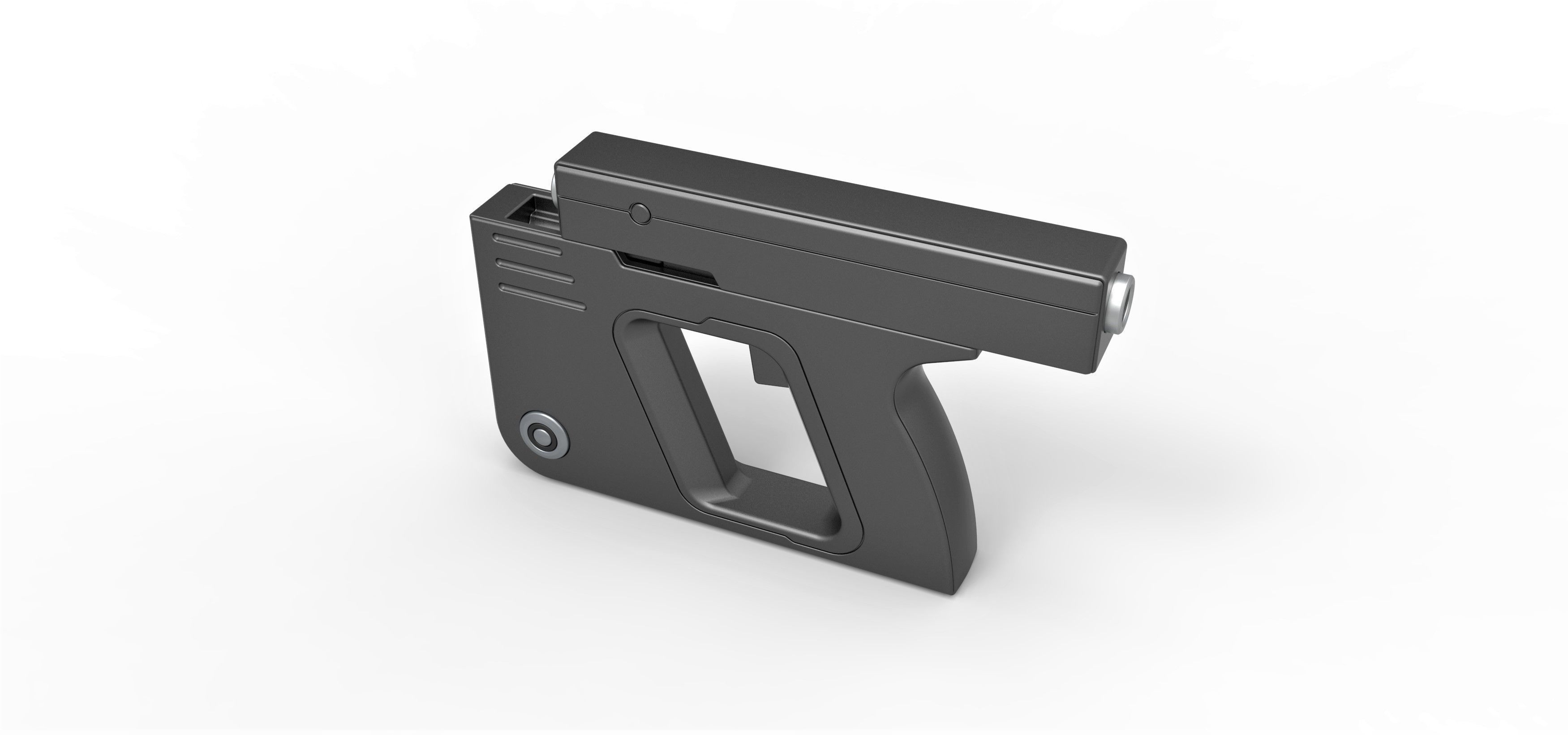 Violets Machine gun from the movie Ultraviolet 2006 3D model_13