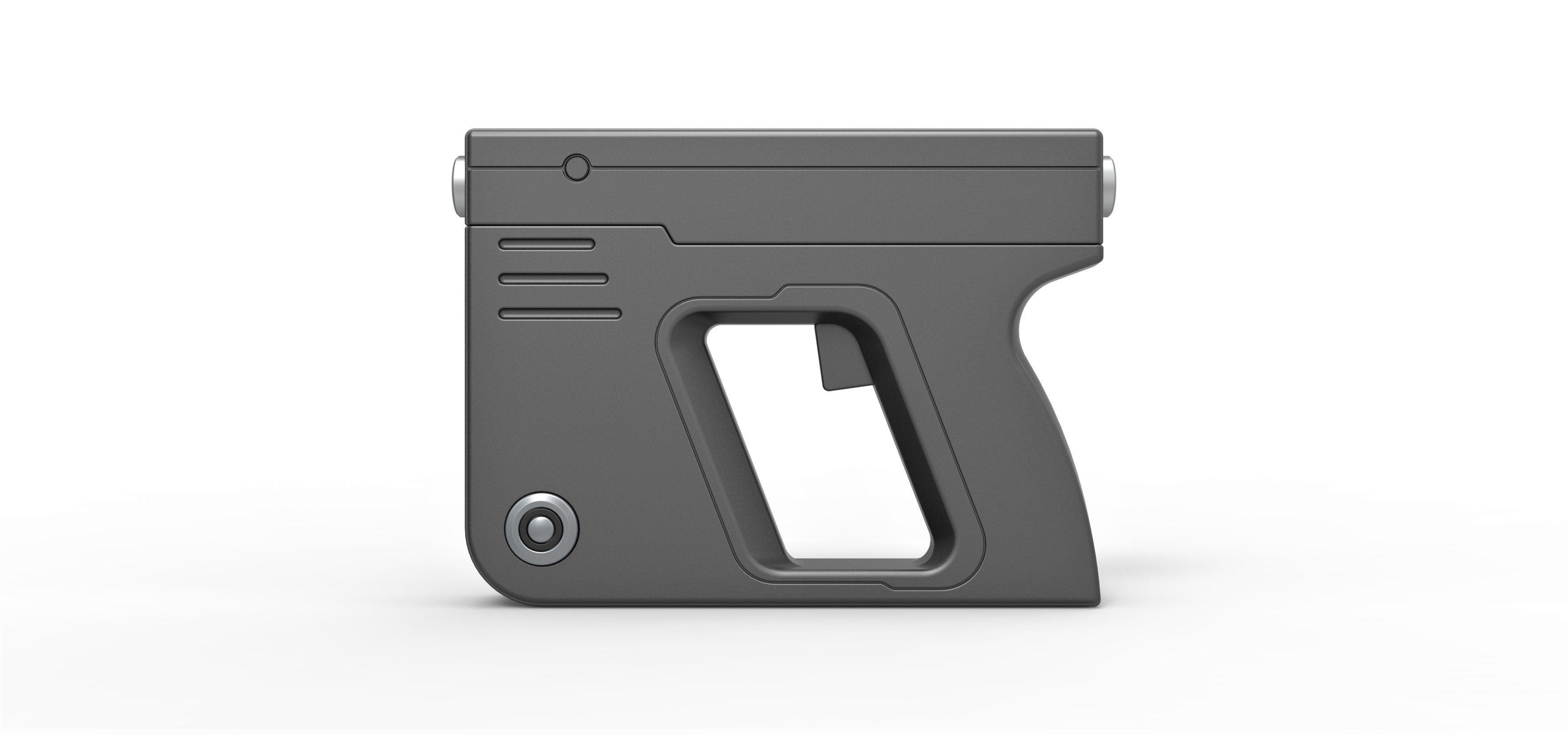 Violets Machine gun from the movie Ultraviolet 2006 3D model_5