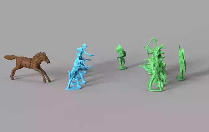 Cowboys and Native Americans Miniature Pack