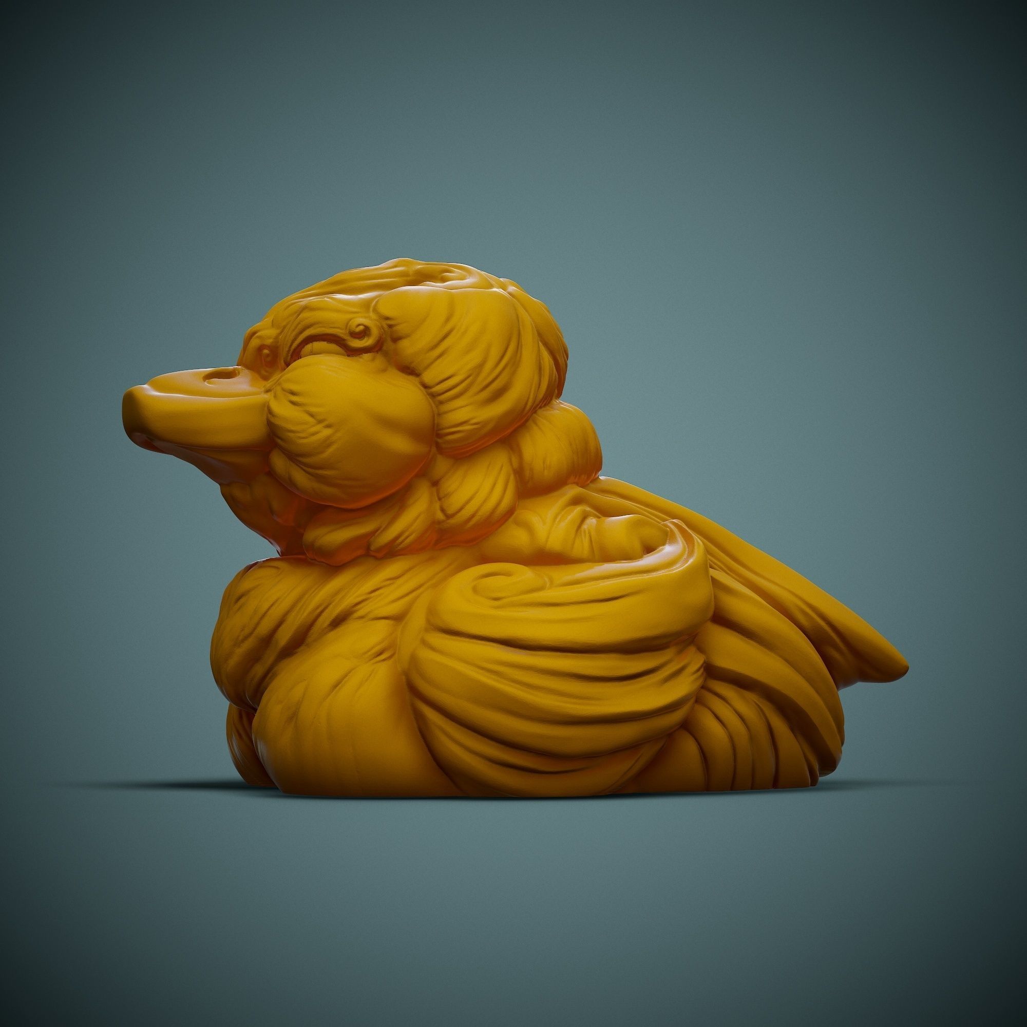 Cute Duck 3D print model_1