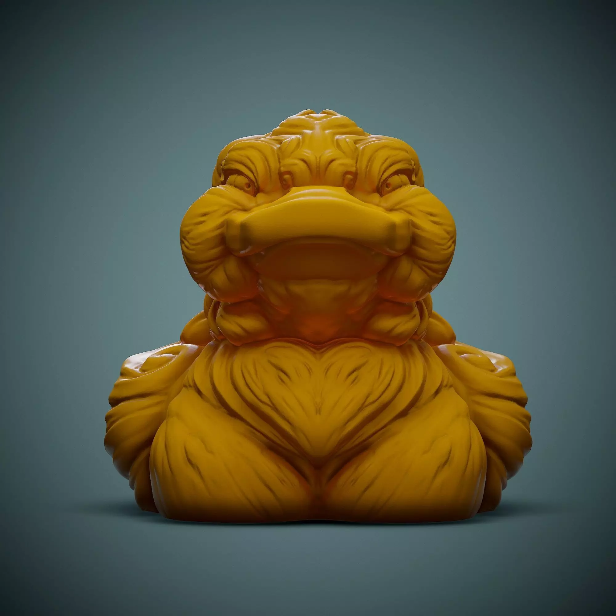 Cute Duck 3D print model_0
