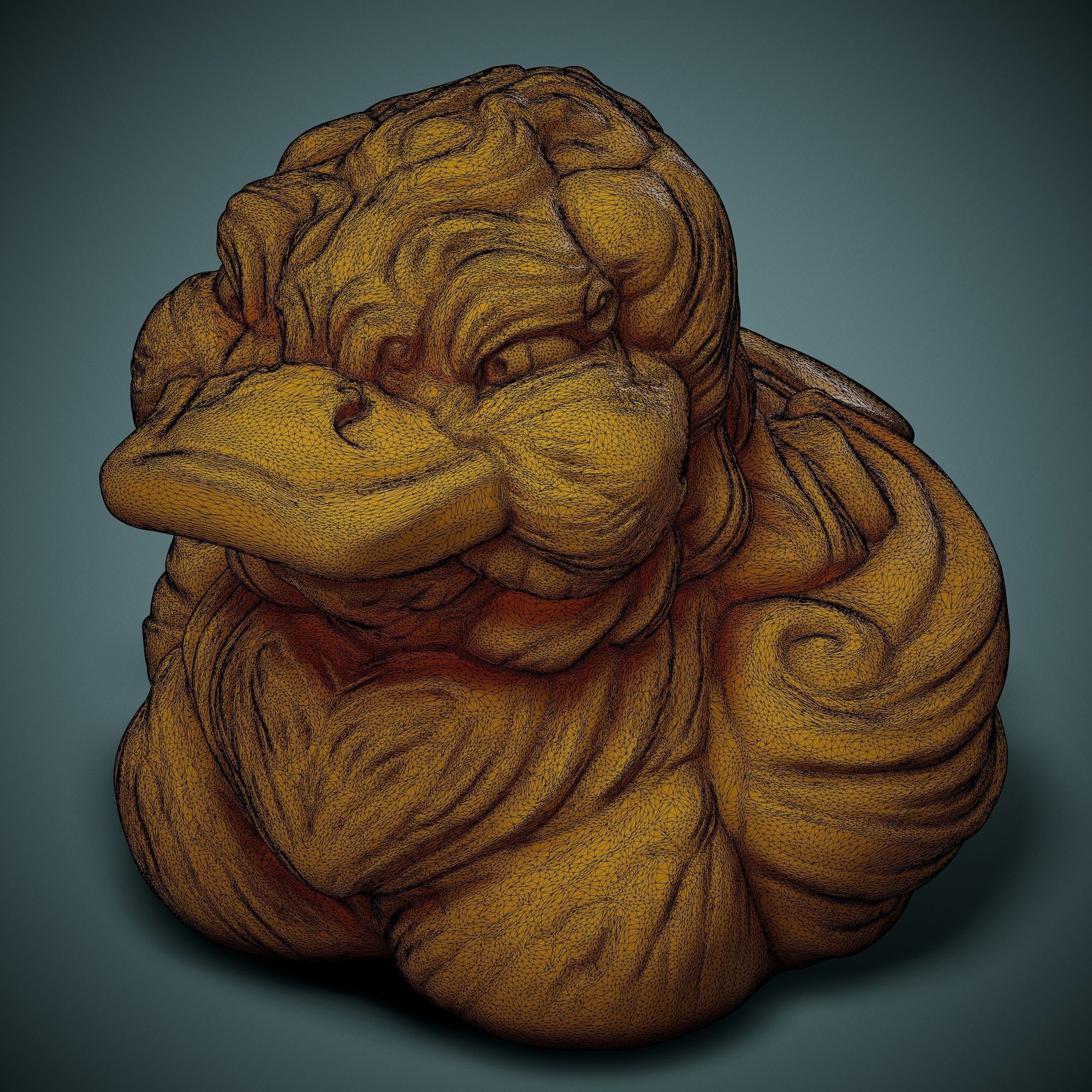 Cute Duck 3D print model_3