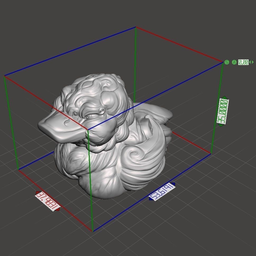 Cute Duck 3D print model_4