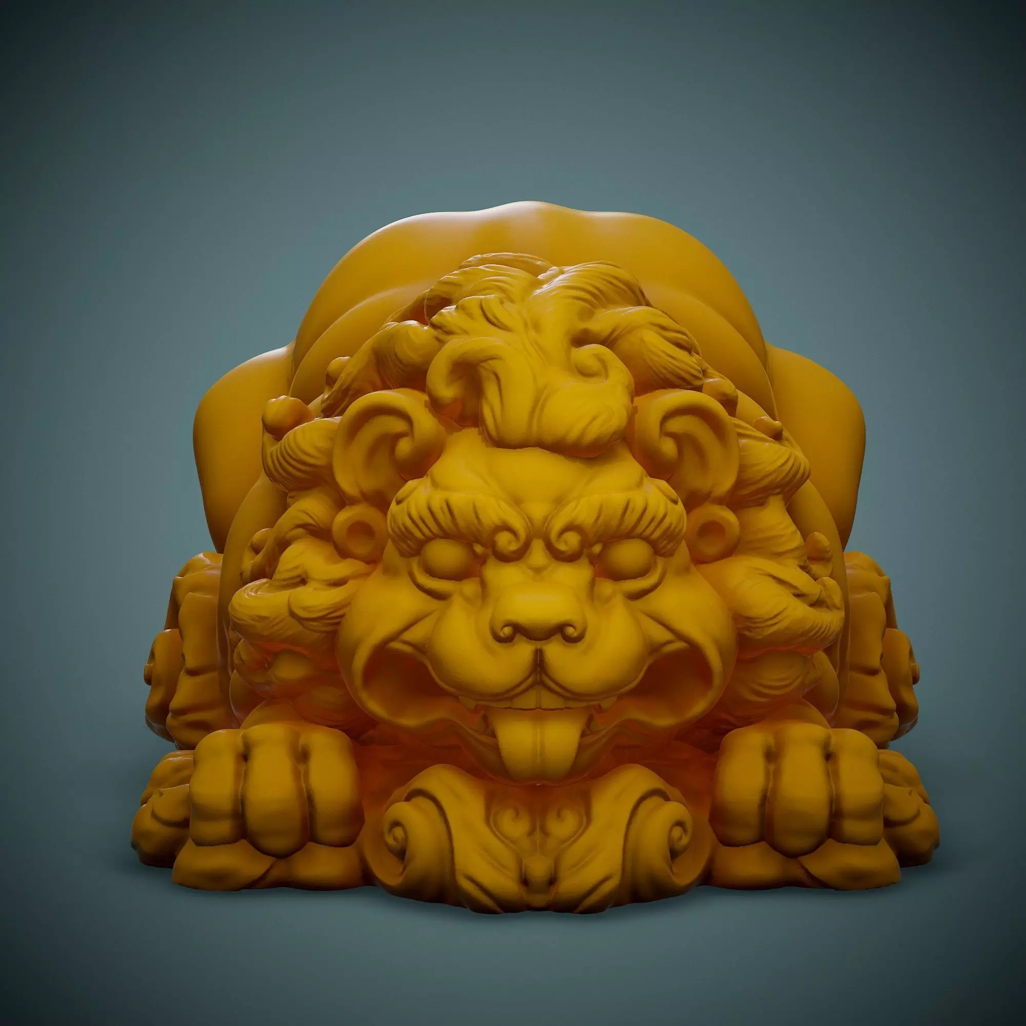 Cool Lion Free 3D print model_0
