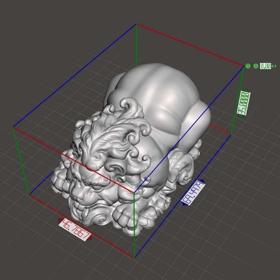 Cool Lion Free 3D print model_4