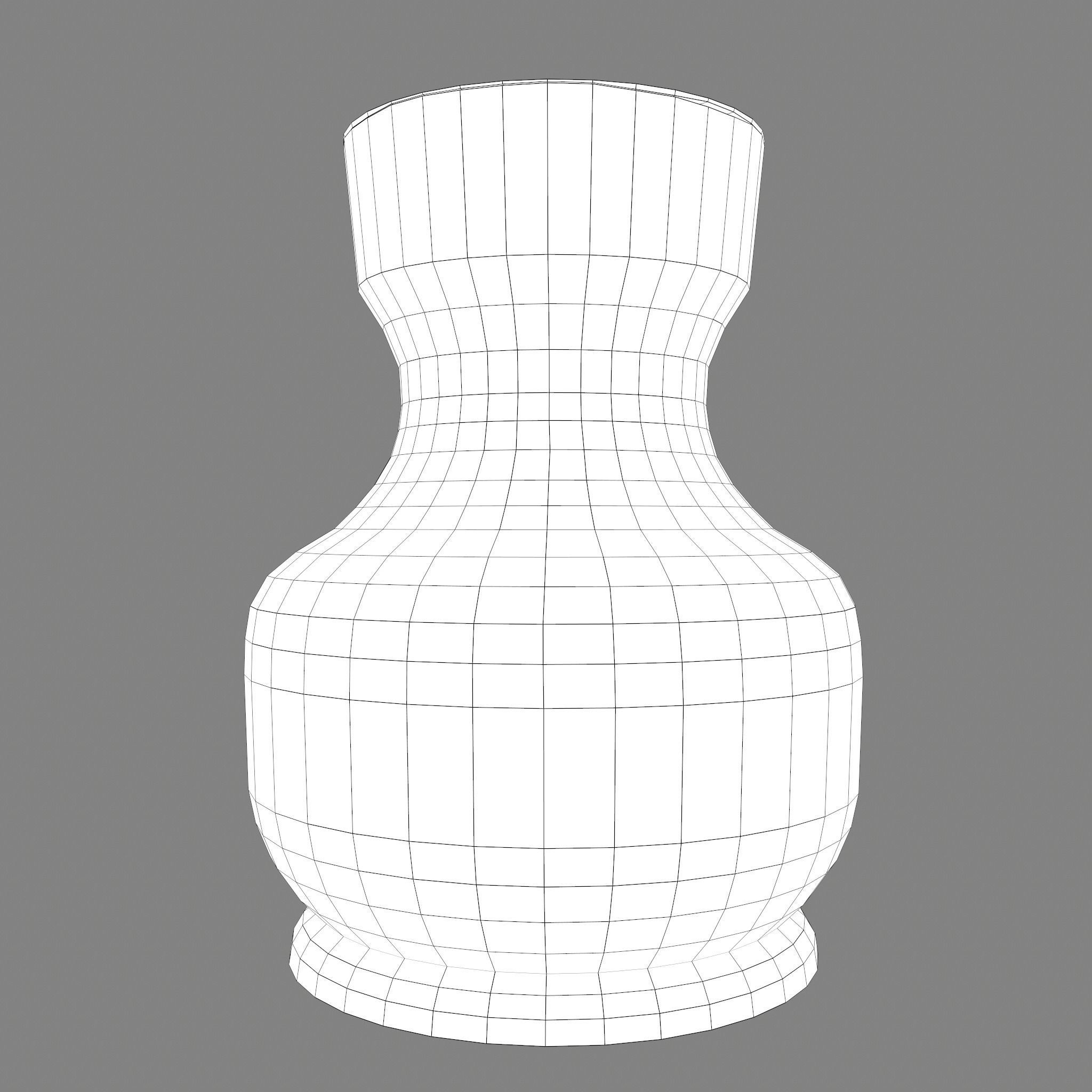 Pewter Jug Low-poly 3D model_27