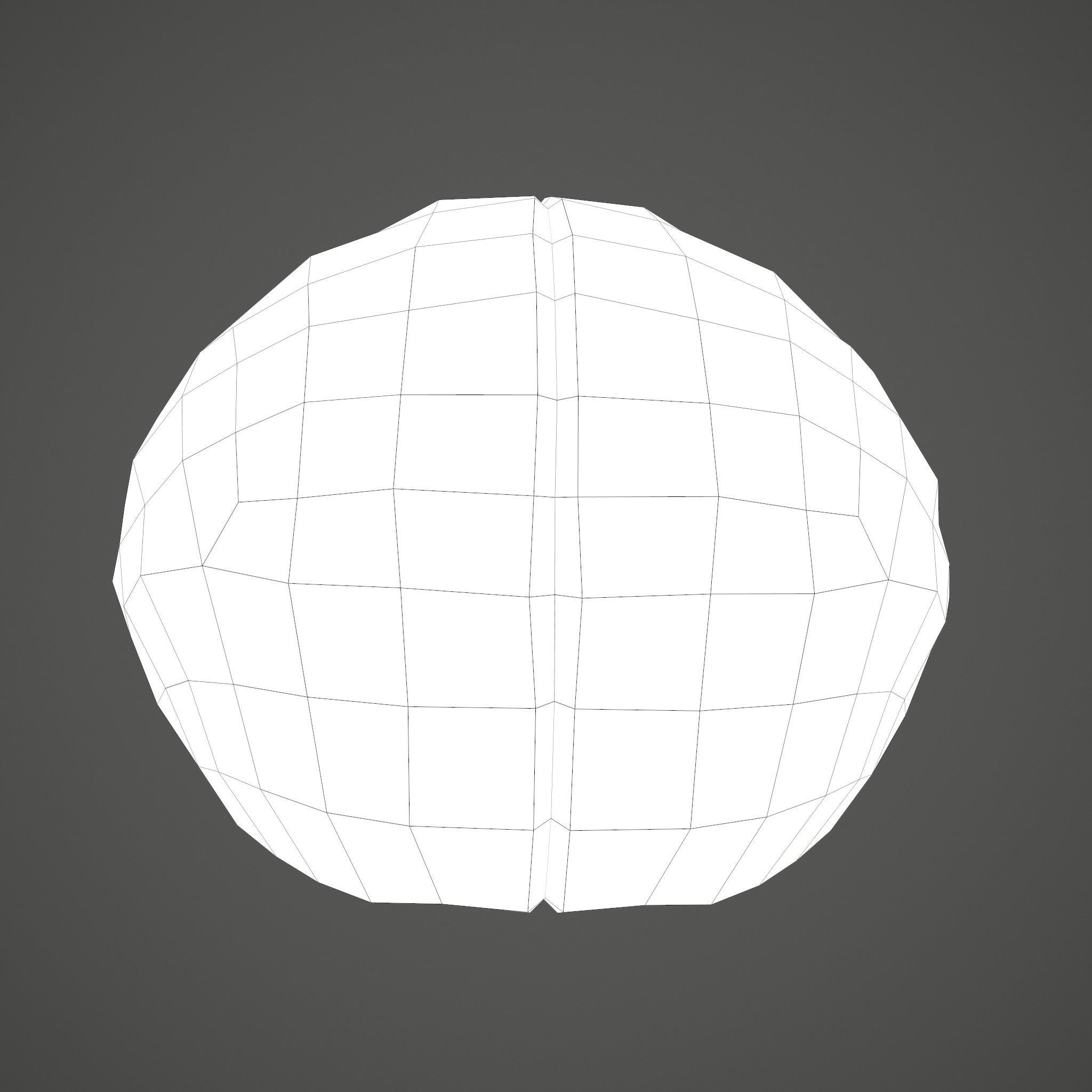 Human Brain Low-poly 3D model_37