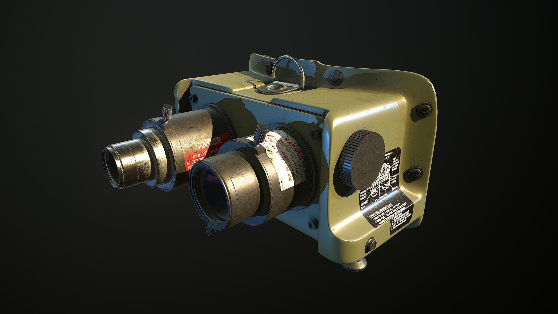 Ecto Goggles Ghostbusters 3D model_5
