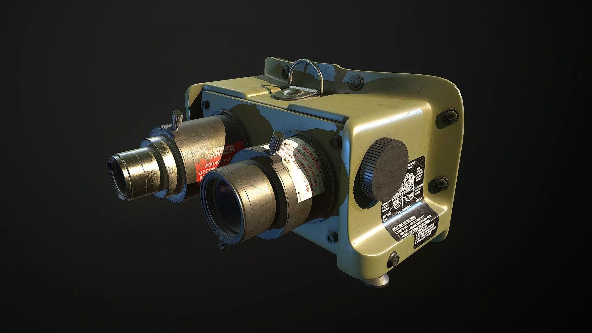 Ecto Goggles Ghostbusters 3D model_0