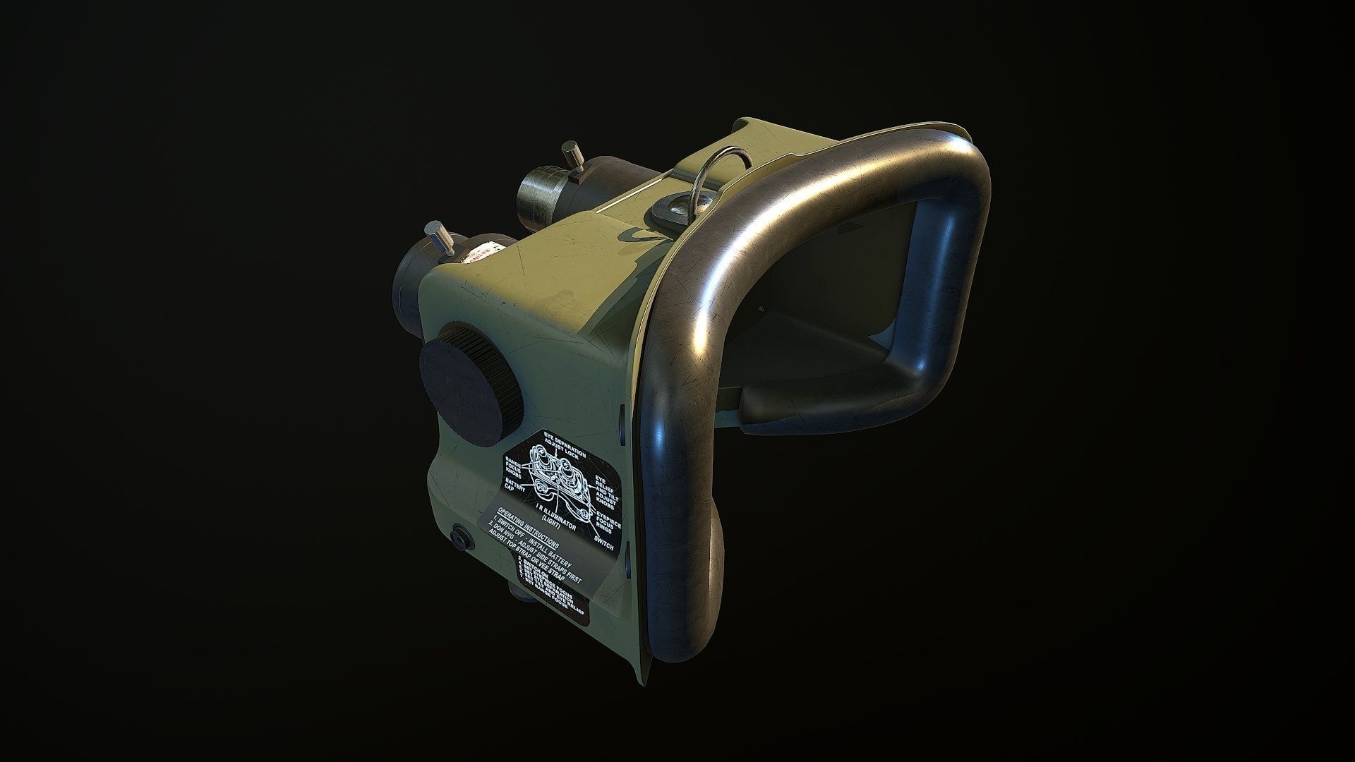 Ecto Goggles Ghostbusters 3D model_1