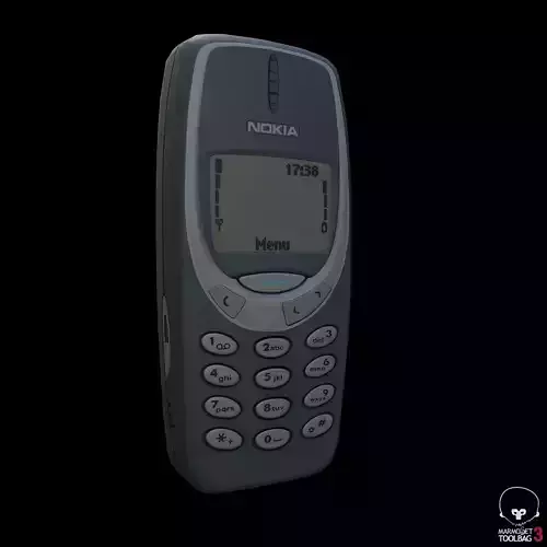 Nokia 3310 game ready model Low-poly 3D model