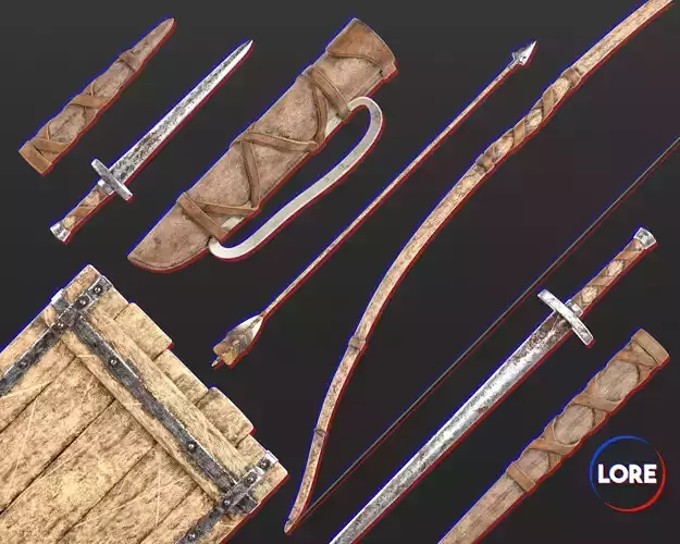 Medieval Collection Crude Essential Weapons 