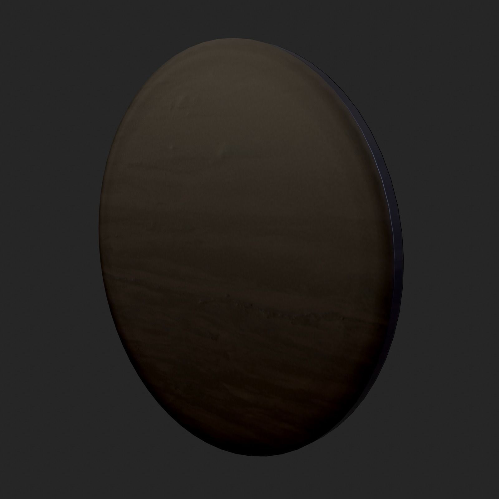 Dartboard Low-poly 3D model_5