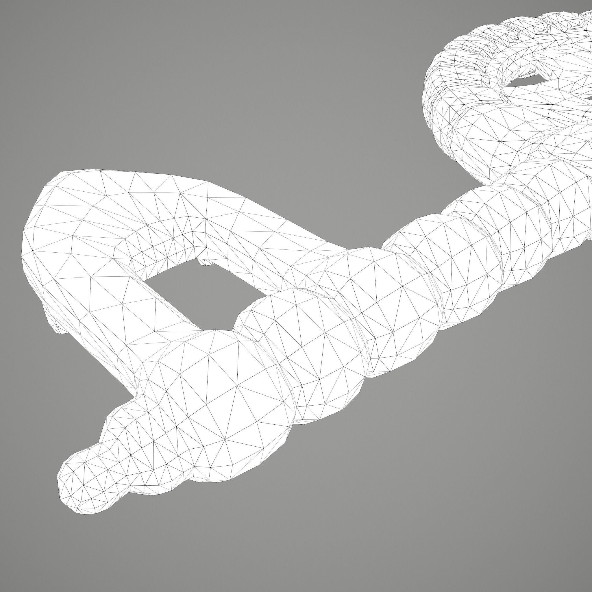 Ancient Medieval Key 3D model_37