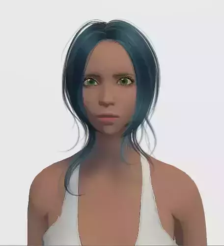 Unity Humanoid Model Female 026 Free 3D model