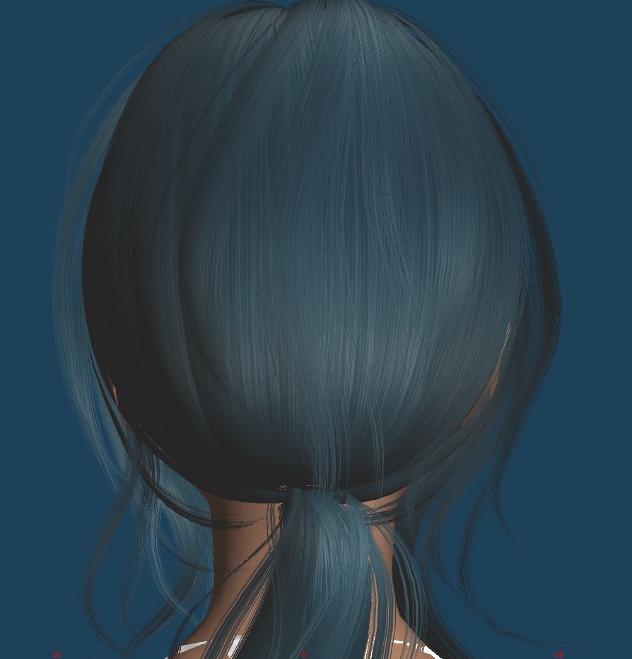 Unity Humanoid Model Female 026 Free 3D model_6