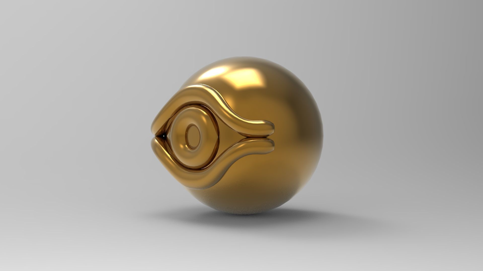 Yu Gi Oh - millennium eye 3D print model_4