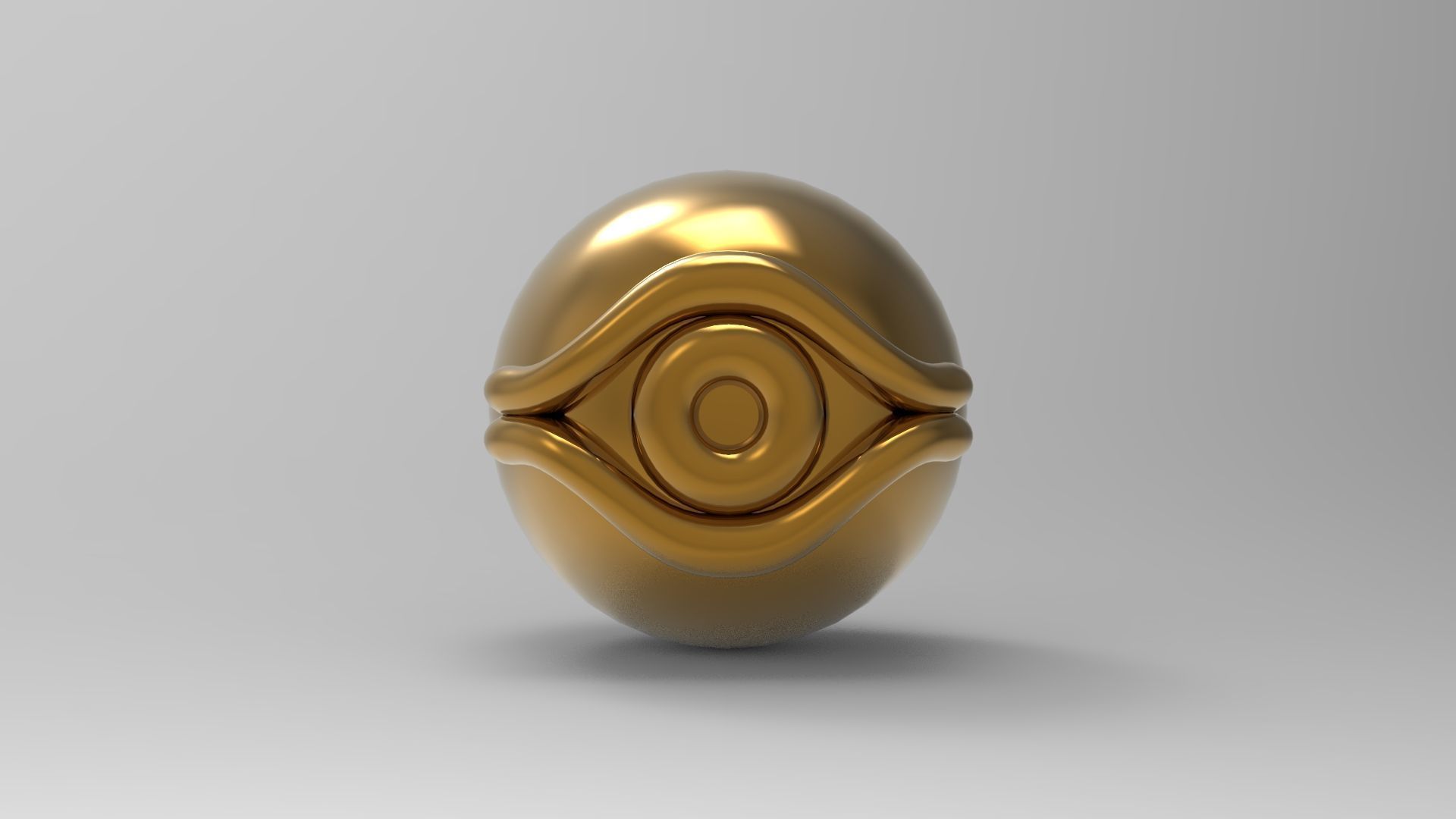 Yu Gi Oh - millennium eye 3D print model_18