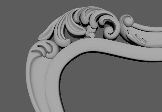 Sofa High quality 3d models for processing on a cnc machine 3D model_5