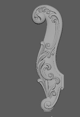 Sofa High quality 3d models for processing on a cnc machine 3D model_1