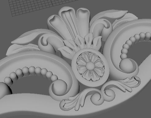 Sofa High quality 3d models for processing on a cnc machine 3D model_4