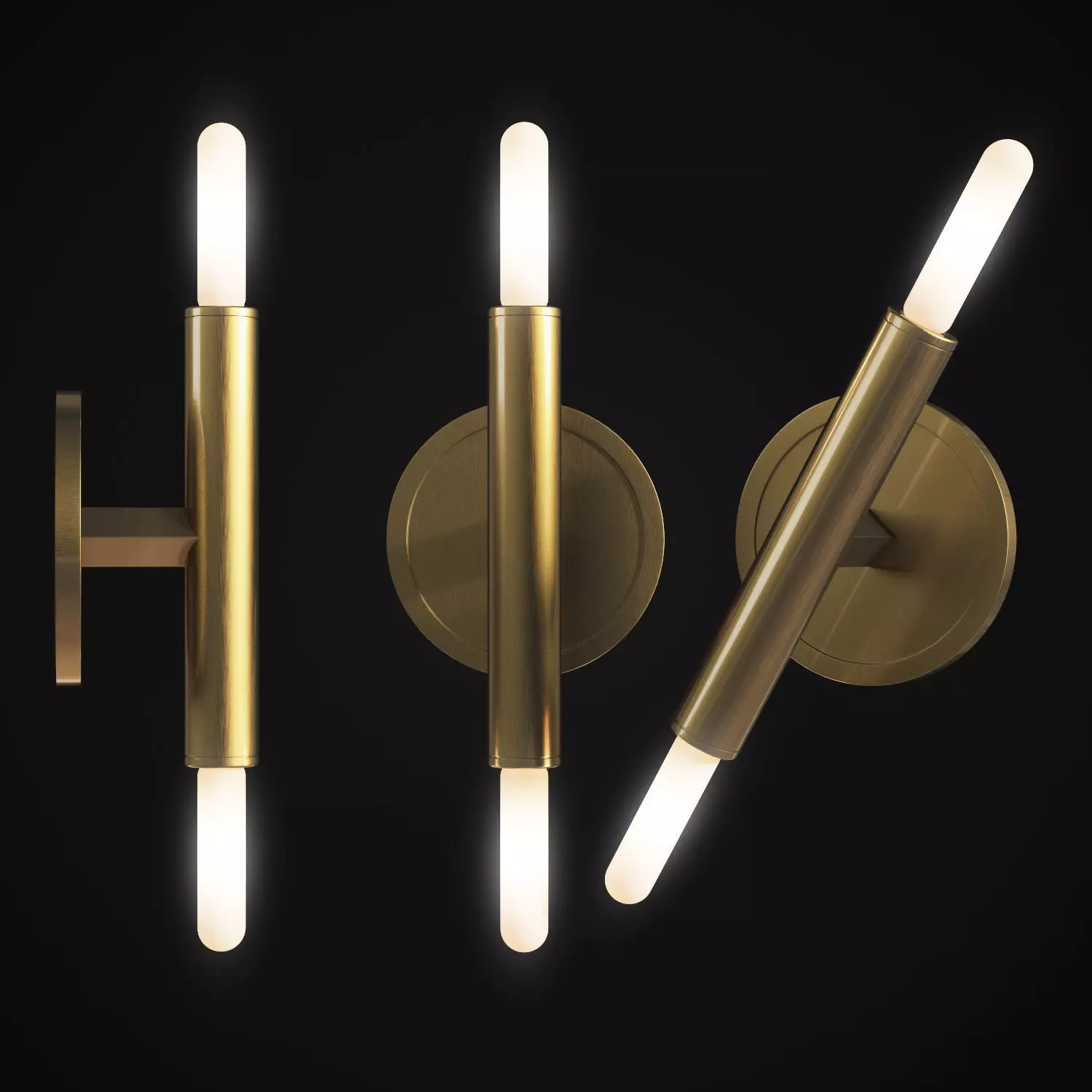 LE PETITE PENTAGONE SCONCE JONATHAN BROWNING 3D model